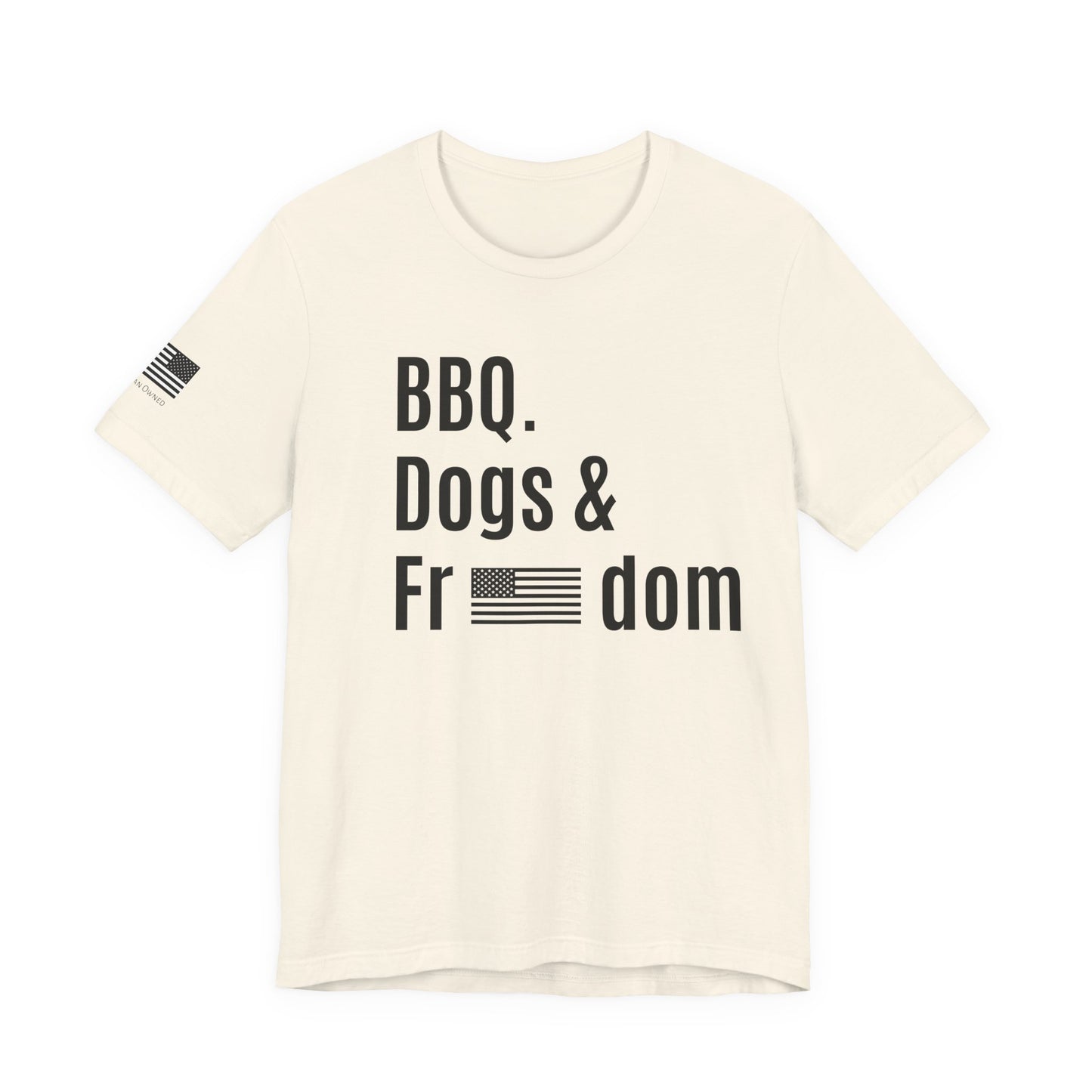 Patriotic BBQ Dogs & Freedom Tee