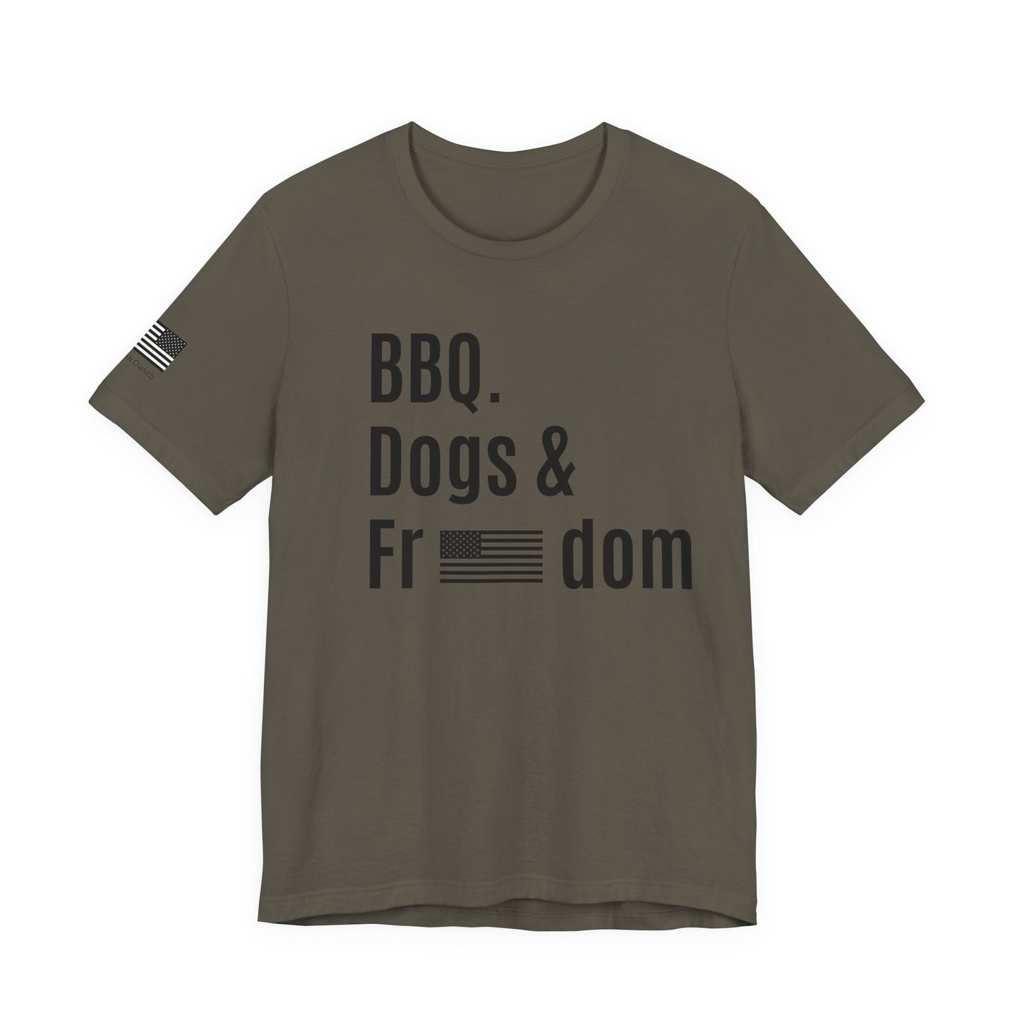 Patriotic BBQ Dogs & Freedom Tee