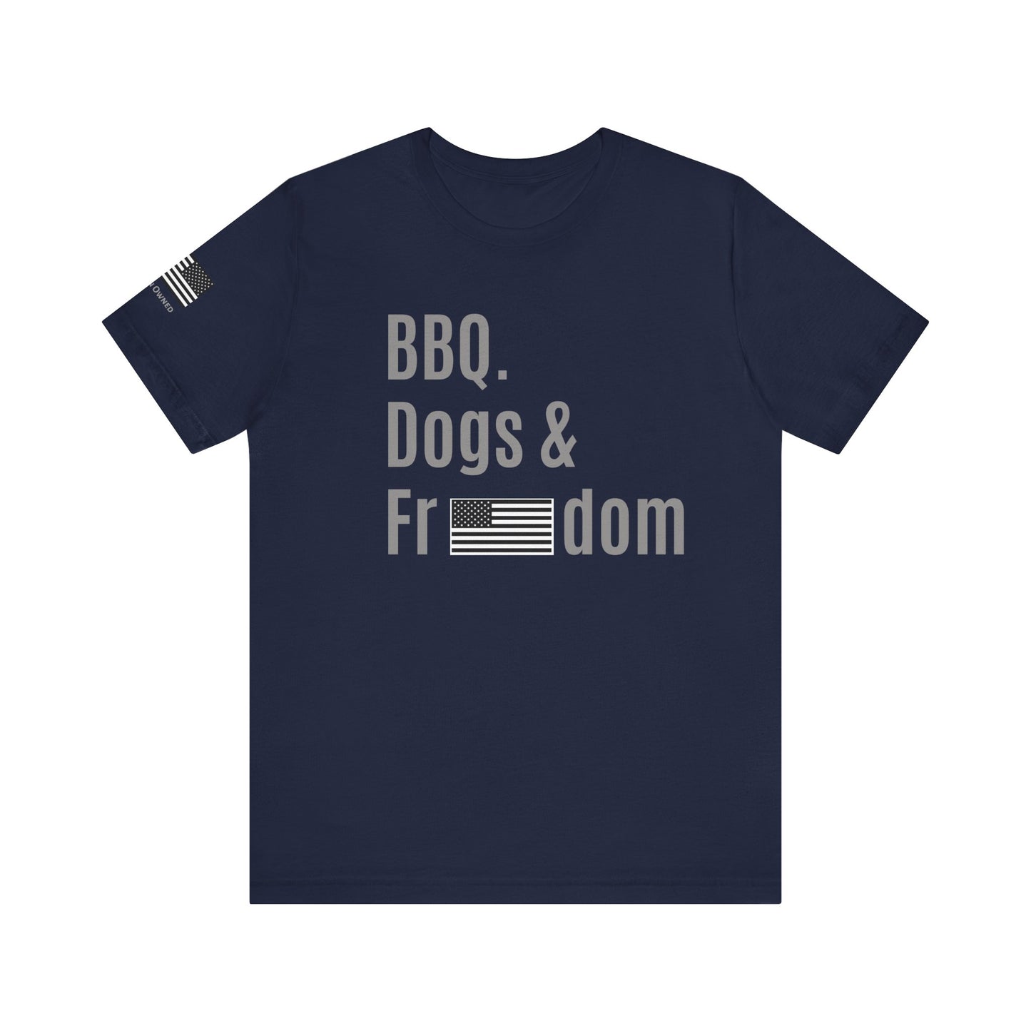 Patriotic BBQ Dogs & Freedom Tee