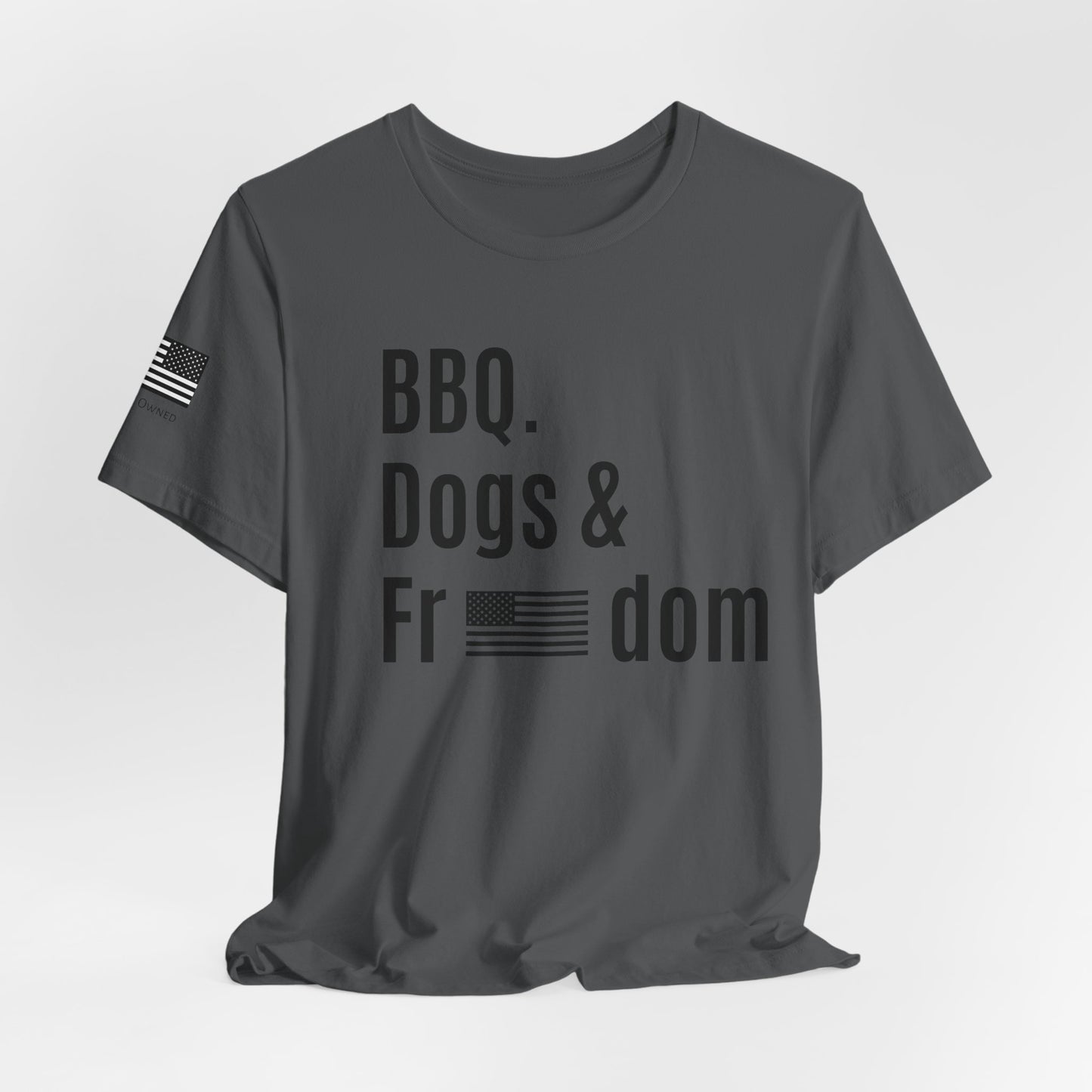 Patriotic BBQ Dogs & Freedom Tee