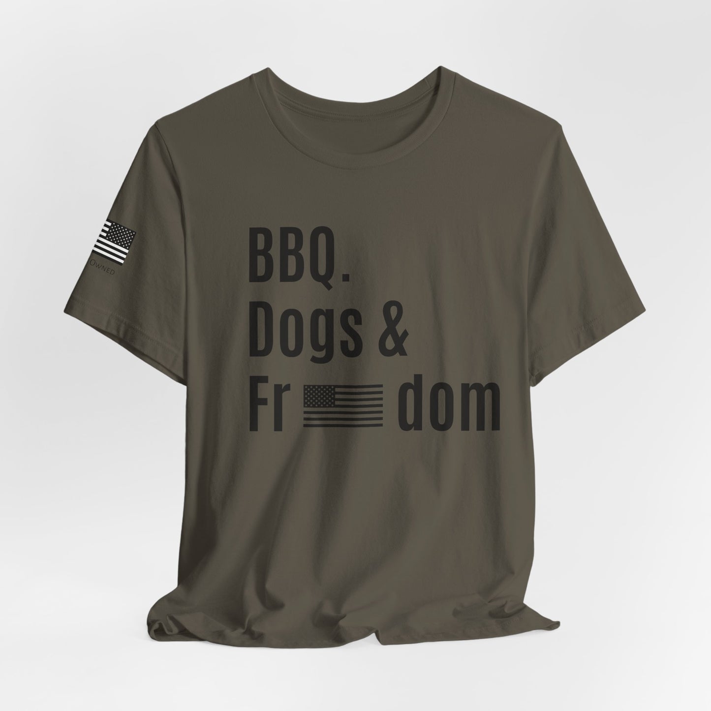 Patriotic BBQ Dogs & Freedom Tee