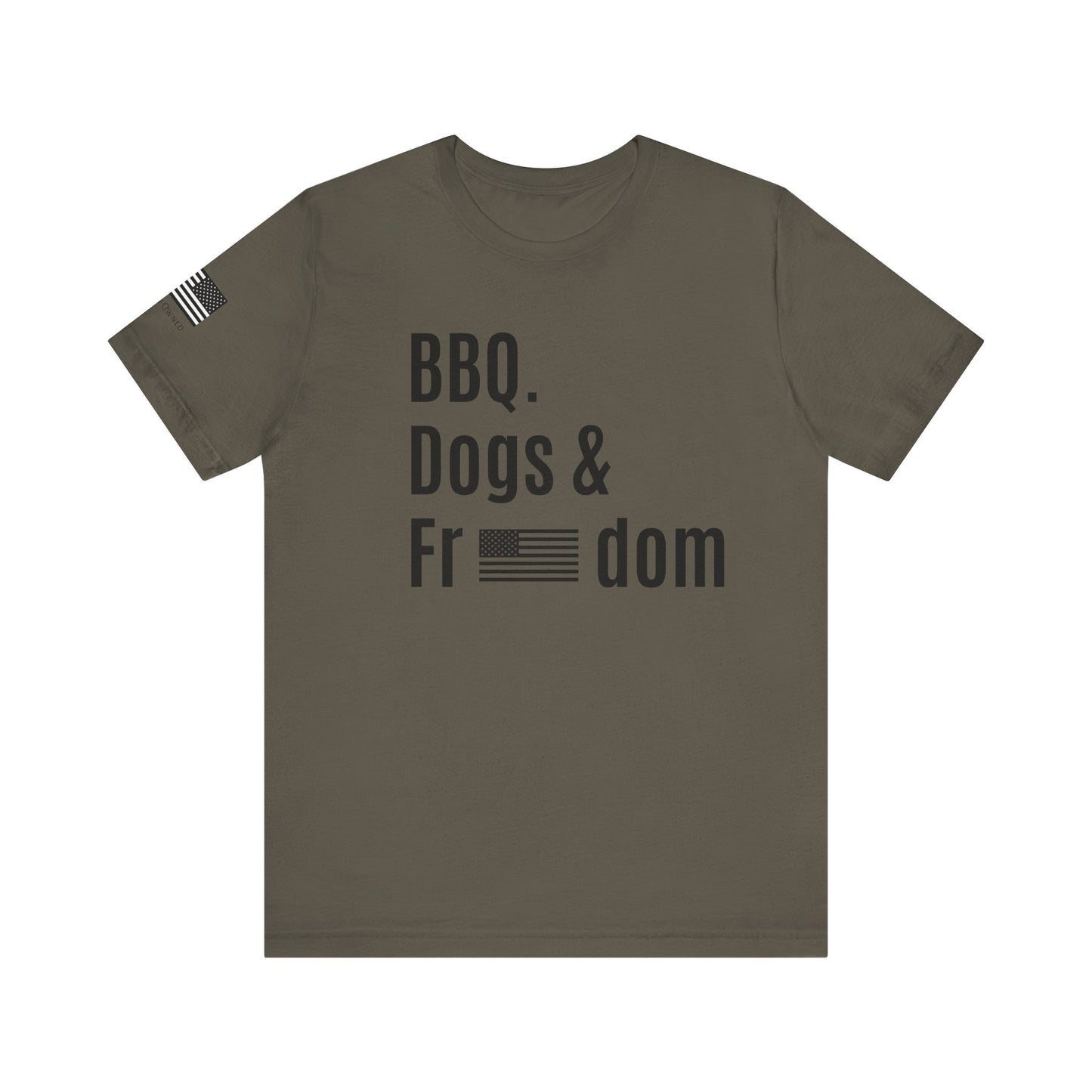 Patriotic BBQ Dogs & Freedom Tee